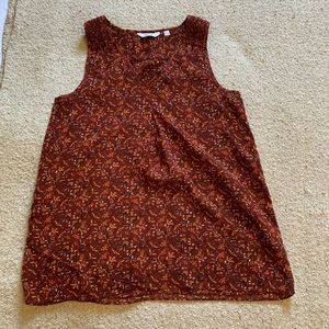 Red and orange camisole